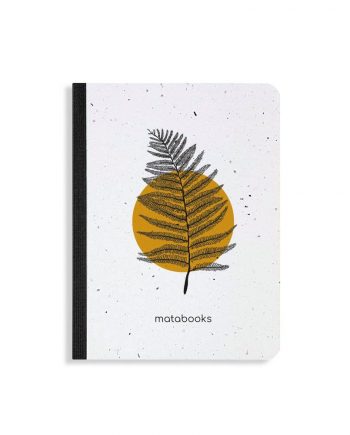Samenbuch aus Graspapier Orange von Matabooks