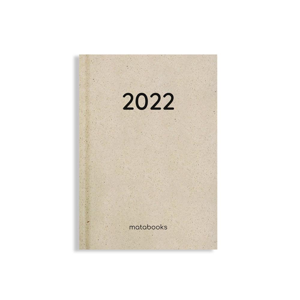 Nachhaltiger und veganer Jahresplaner 2022 Easy S aus Graspapier von Matabooks
