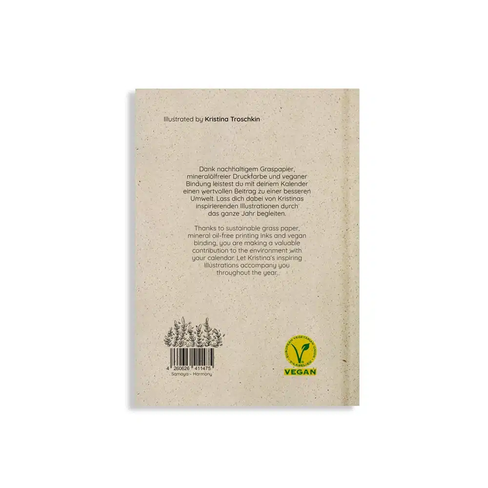 A6 Kalender Samaya 2022 - Harmony (DE/EN)