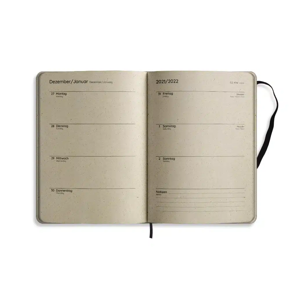 A5 Kalender Samaya 2022 - Easy M (DE/EN)
