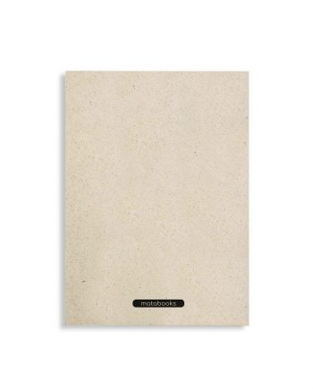 Nachaltiges Notizbuch A5 aus Graspapier Nava "Easy" von Matabooks