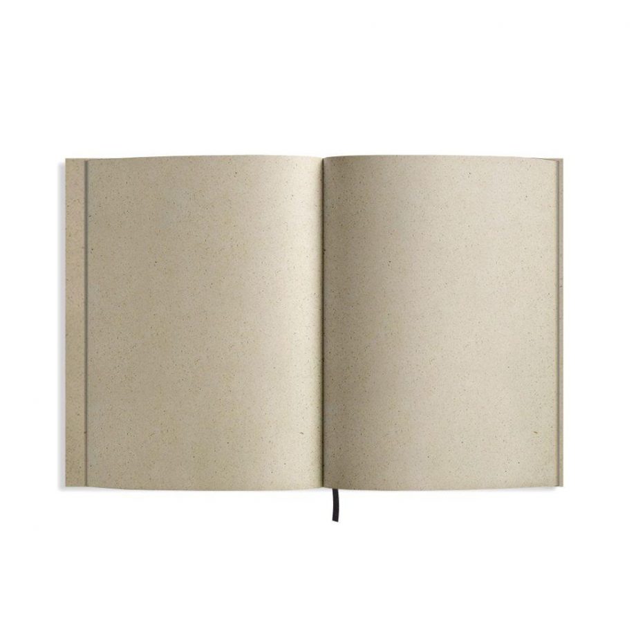 Nachaltiges Notizbuch aus Graspapier Nava "Easy" Innenseiten von Matabooks