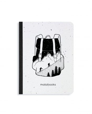 Nachhaltig und vegan produziertes Notizbuch, Skizzenbuch, Bullet Journal, Notebook, Tagebuch aus Graspapier und Samenpapier von matabooks