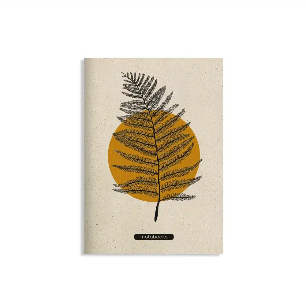 Nachhaltig und vegan produziertes Notizbuch, Skizzenbuch, Tagebuch, Achtsamkeitstagebuch, Reisetagebuch, Dankbarkeitstagebuch, Bullet Journal, Planer, Terminplaner, Uni-Planer, Kalender, Wochenplaner, Rezeptbuch, Schreibheft oder Schreibblock Maya aus Graspapier von matabooks