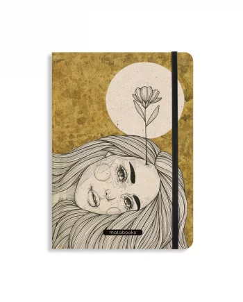 Nachhaltig und vegan produziertes Notizbuch, Skizzenbuch, Tagebuch, Achtsamkeitstagebuch, Reisetagebuch, Dankbarkeitstagebuch, Bullet Journal, Planer, Terminplaner, Uni-Planer, Kalender, Wochenplaner, Rezeptbuch, Schreibheft oder Schreibblock Nari aus Graspapier von matabooks