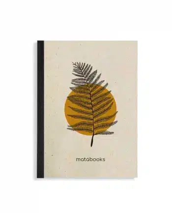 Nachhaltig und vegan produziertes Notizbuch, Skizzenbuch, Tagebuch, Achtsamkeitstagebuch, Reisetagebuch, Dankbarkeitstagebuch, Bullet Journal, Planer, Terminplaner, Uni-Planer, Kalender, Wochenplaner, Rezeptbuch, Schreibheft oder Schreibblock Dahara aus Graspapier von matabooks