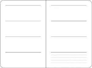 Grafik Wochenübersicht Kalender matabooks Basic M (A5)