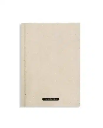 Nachhaltig und vegan produziertes Notizbuch, Skizzenbuch, Tagebuch, Achtsamkeitstagebuch, Reisetagebuch, Dankbarkeitstagebuch, Bullet Journal, Planer, Terminplaner, Uni-Planer, Kalender, Wochenplaner, Rezeptbuch, Schreibheft oder Schreibblock Jana aus Graspapier von matabooks