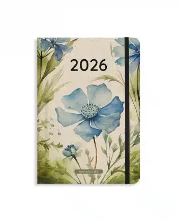 Nachhaltig und vegan produzierter Jahresplaner, Jahreskalender, Kalender, Familienkalender, Notizbuch, Tagebuch, Terminplaner, Achtsamkeitstagebuch, Bullet Journal, Reisetagebuch, Dankbarkeitstagebuch, Hausaufgabenheft, Uni-Planer, Taschenkalender, Buchkalender, Business-Planer, Wochenplaner A5 aus Graspapier von matabooks