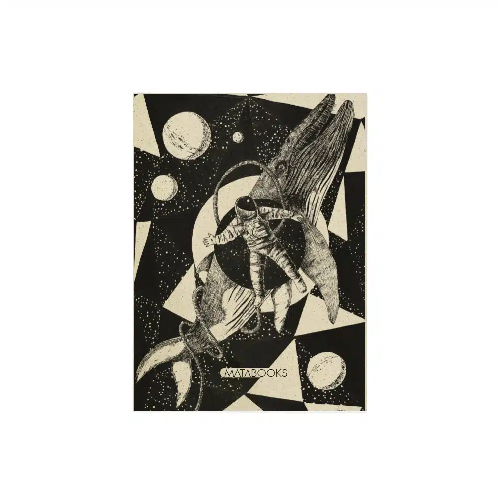 A6 Postkarte aus Graspapier – Space miracle