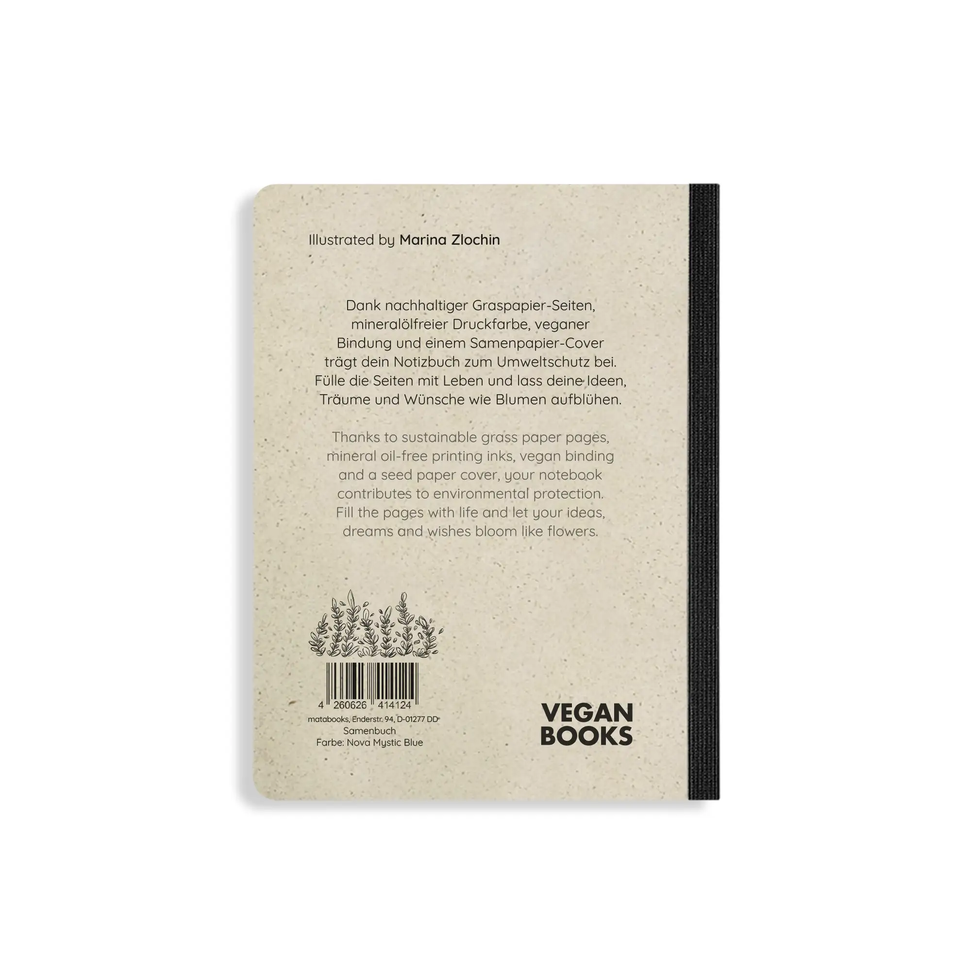 Samenbuch – Farbe: Nova Mystic Blue
